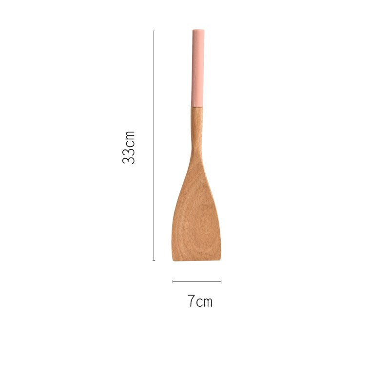 Beech Wood Kitchen Spatula - Non-Stick Safe