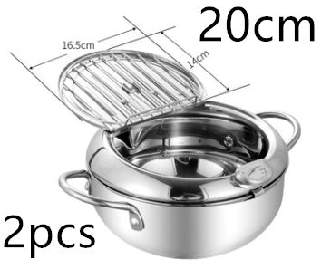 Stainless Fry Basket - Telescopic Folding