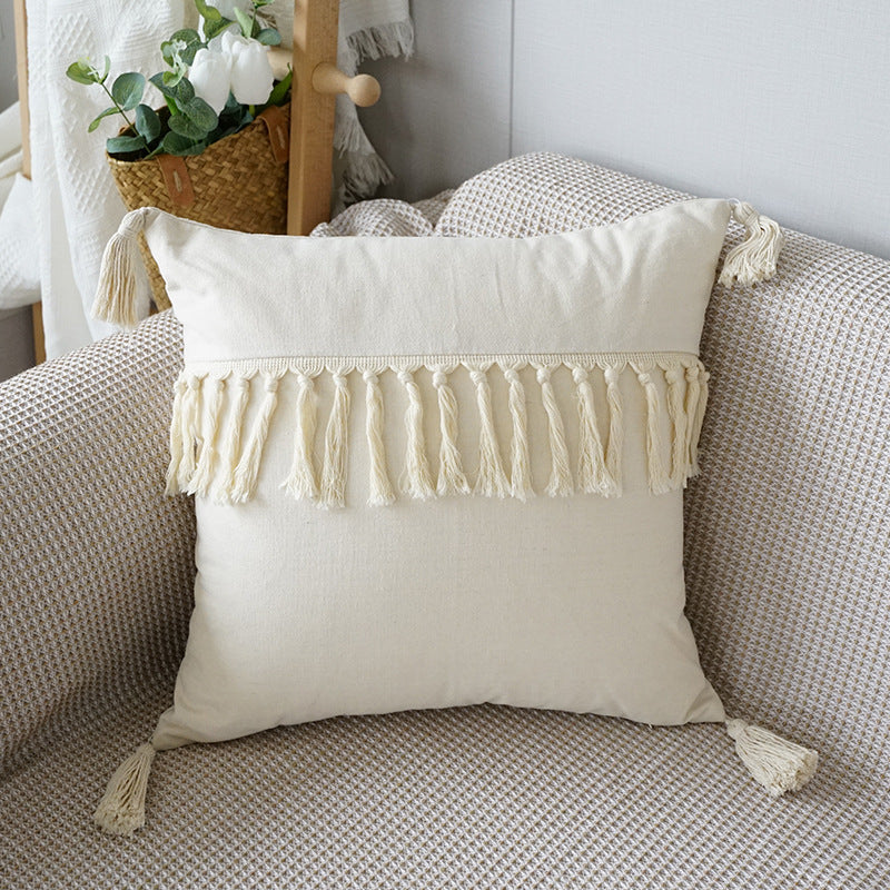 Boho Tufted Pillowcase - Ethnic Decorative Cover