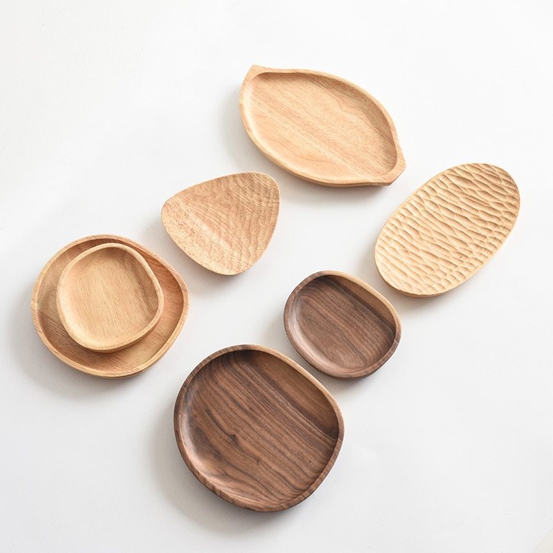Wood Tea Plate - Simple Serving Tray
