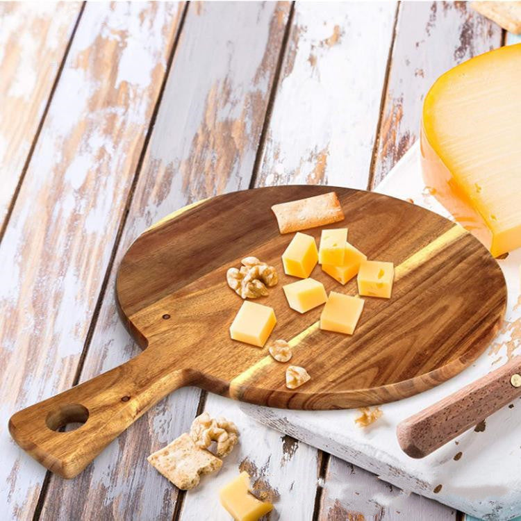 Acacia Wood Chopping Board & Pizza Tray