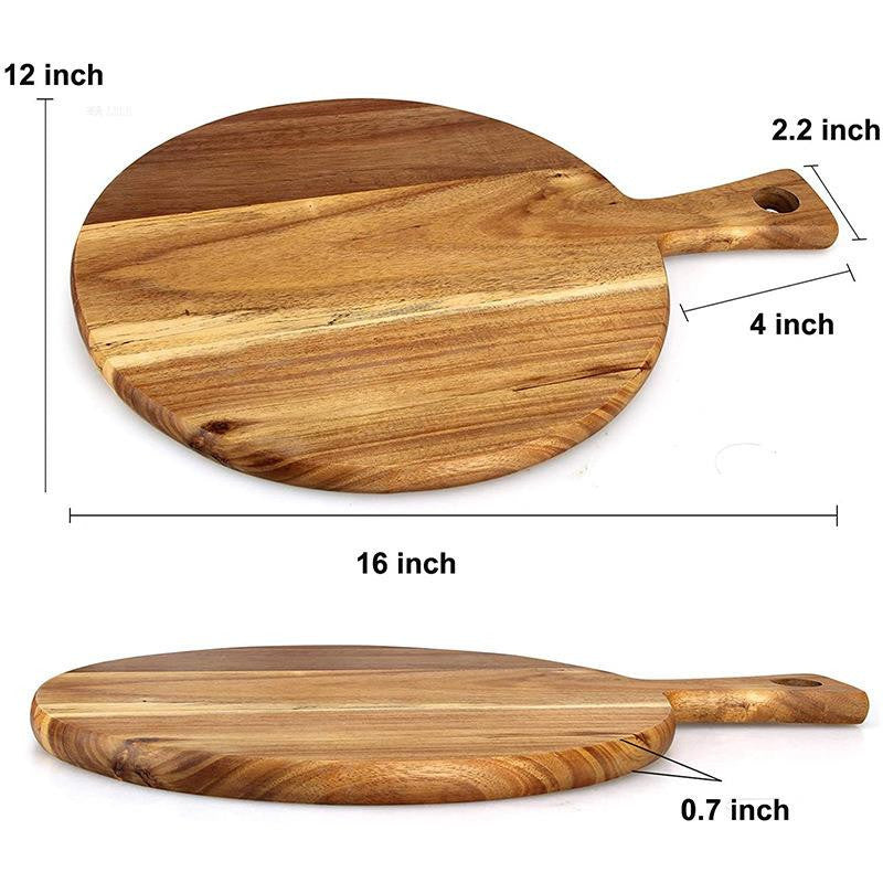 Acacia Wood Chopping Board & Pizza Tray