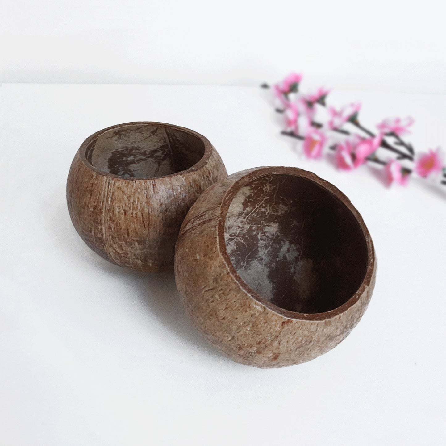 Coconut Shell Candle in Wood Bowl - Home Fragrance