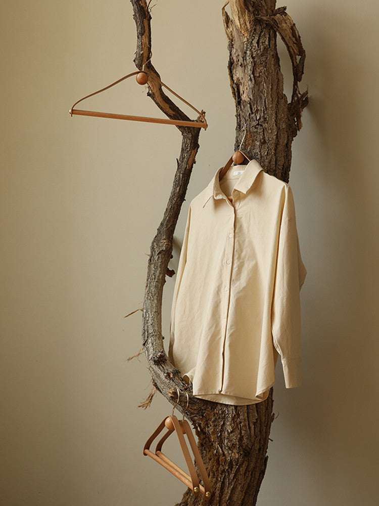 Nordic Wood Seamless Hangers - Non-Marking Clothes