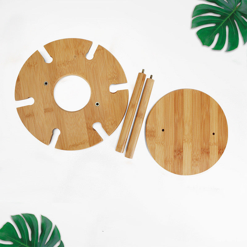 Bamboo Wine Glass Holder - Upside Down Drying Rack