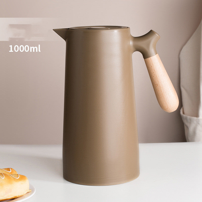 Nordic Stainless Kettle - Wood Handle Large Capacity