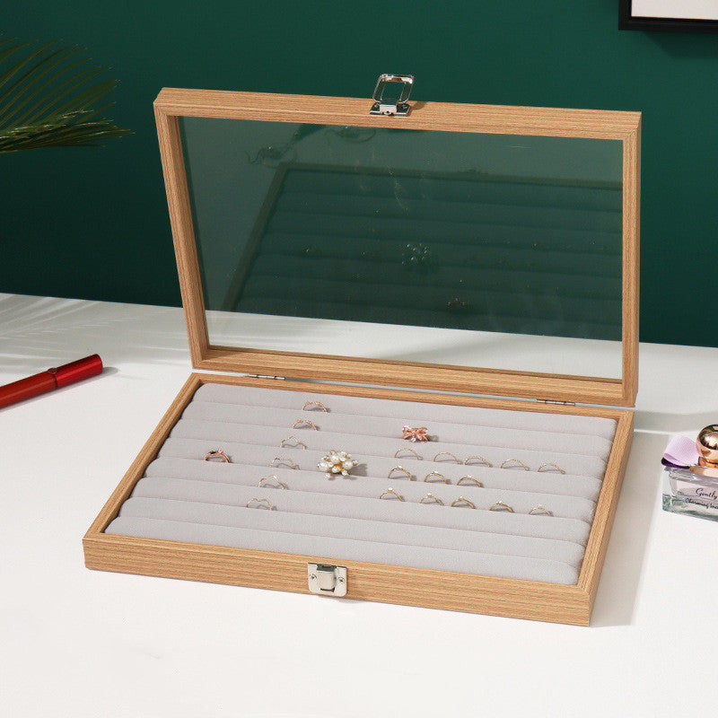 Rosewood Jewelry Box - Wooden Organizer Case