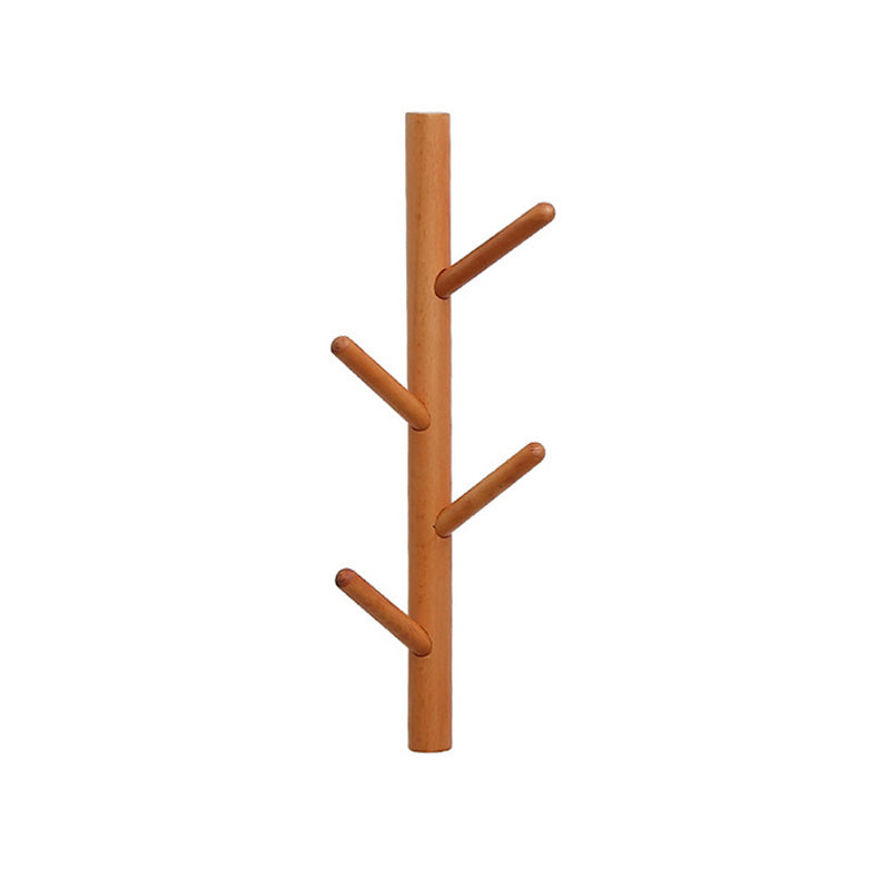 Beech Wood Wall Hook - Modern Minimalist Coat Hook