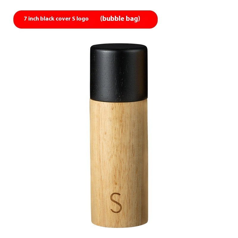Oak Wood Pepper Grinder - Retro Manual Spice Grinder