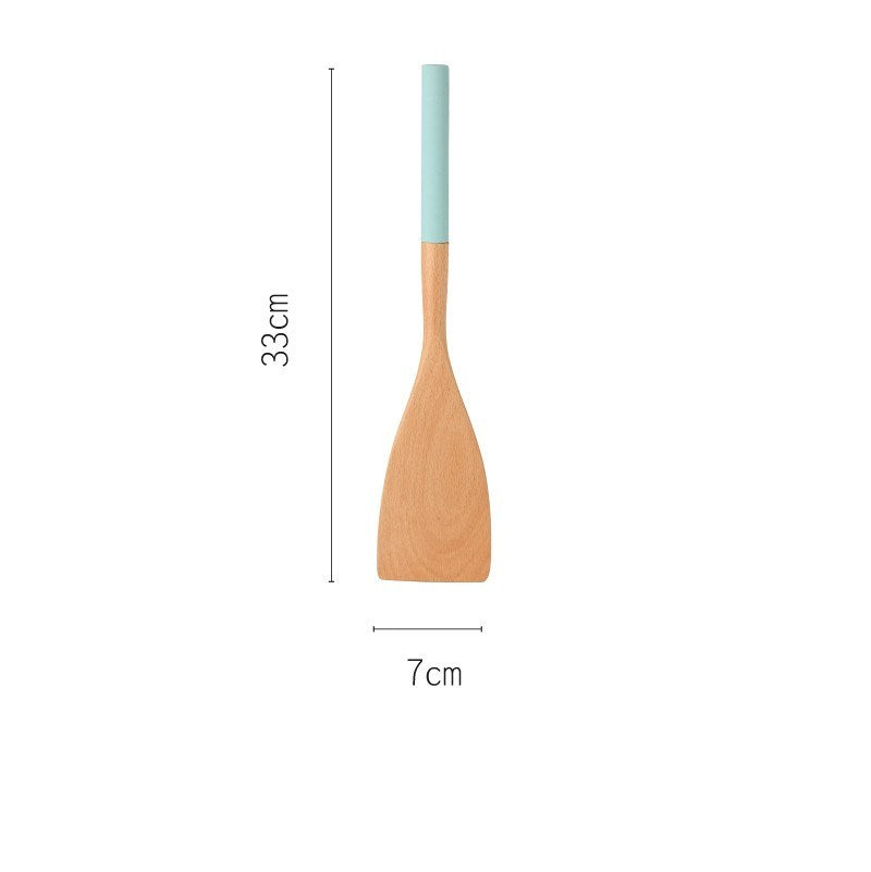 Beech Wood Kitchen Spatula - Non-Stick Safe