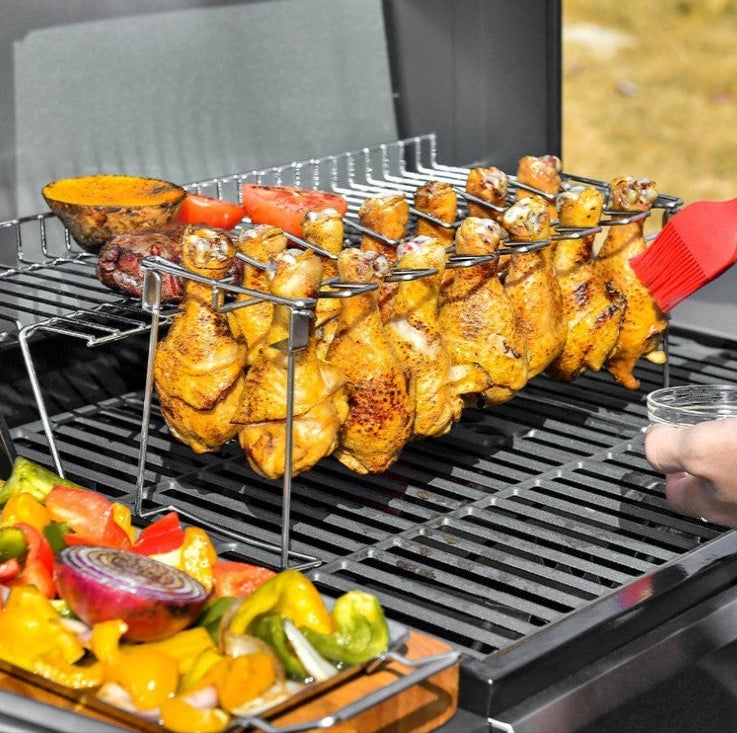 Stainless Grilling Basket with Mesh Clip - BBQ Rack