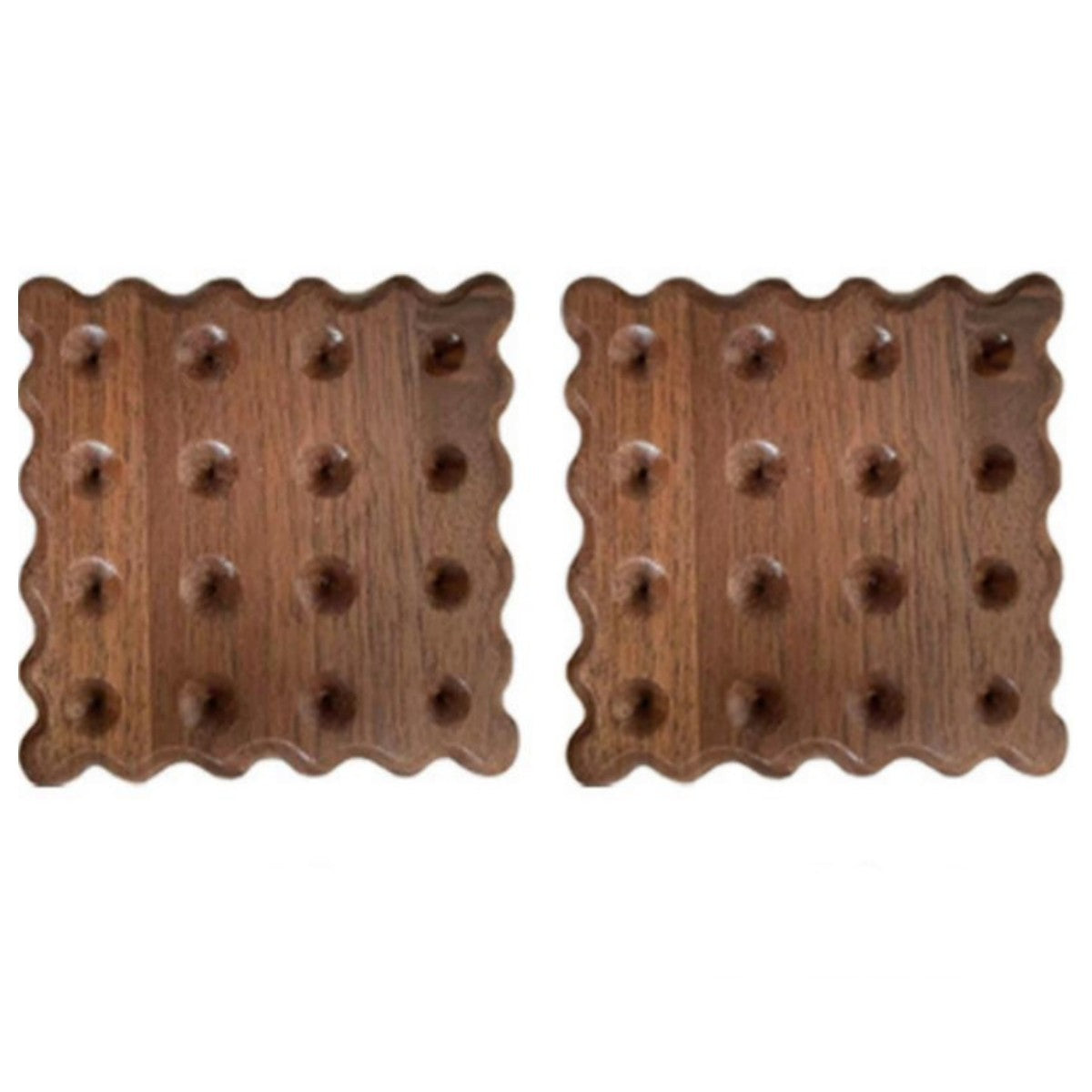 Wood Coaster Set - Wooden Placemats & Potholders