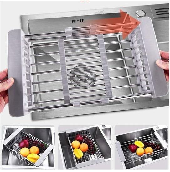 Stainless Steel Sink Drain Basket - Dish Drying