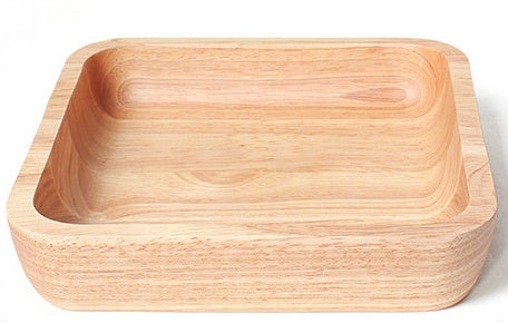 Japanese Rubber Wood Square Plate - Serving Dish