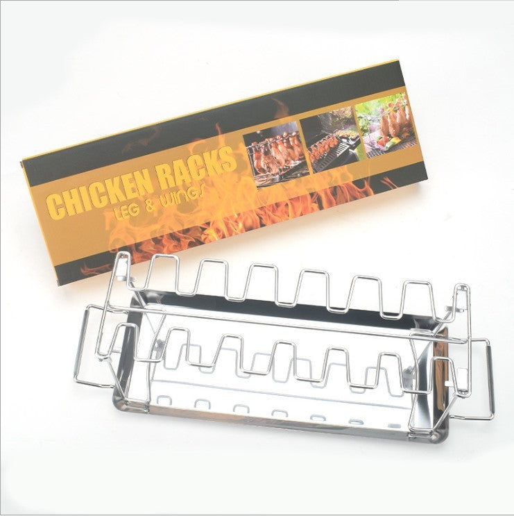 Stainless Grilling Basket with Mesh Clip - BBQ Rack