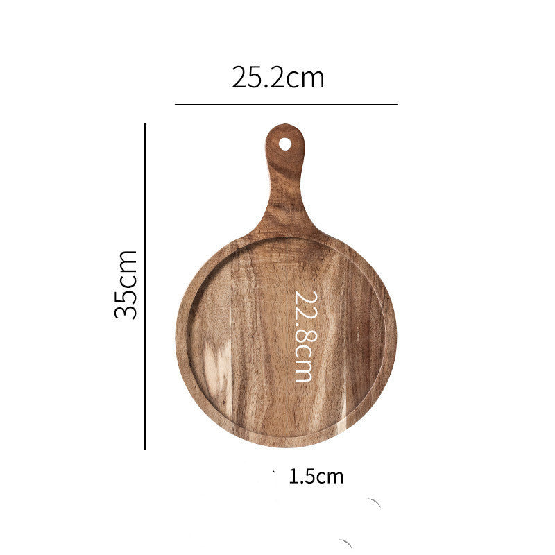 Wood Breakfast Cutlery Set with Serving Tray