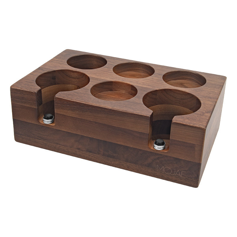 Wood Espresso Tamper Station - Coffee Distributor