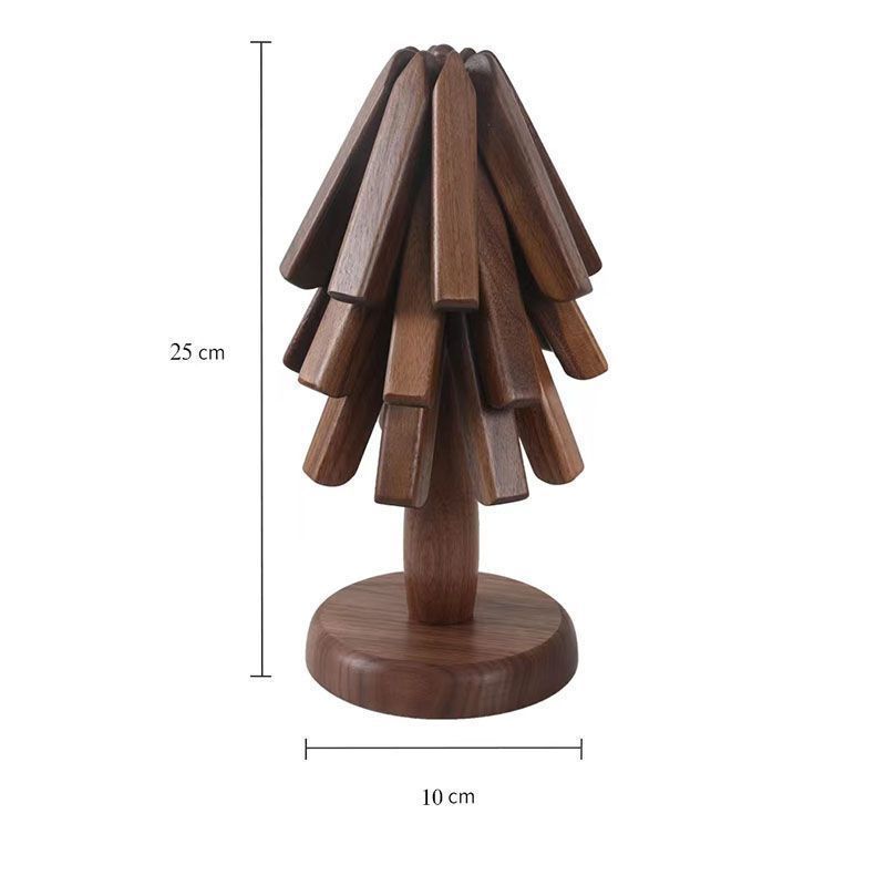 Black Walnut Table Decor - Tree Design Trivet