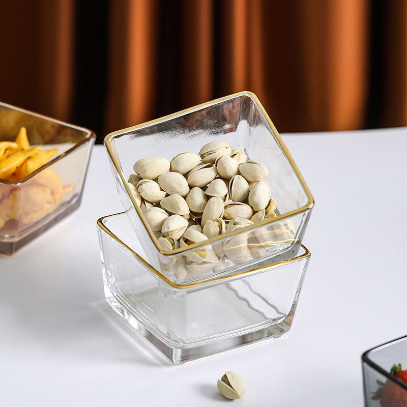 Bamboo Snack Tray - Divided Wooden Serving Platter