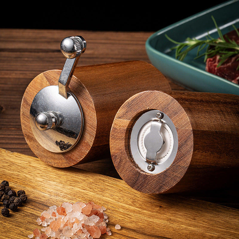 Wood Pepper Mill with Prickly Ash - Salt/Pepper Grinder