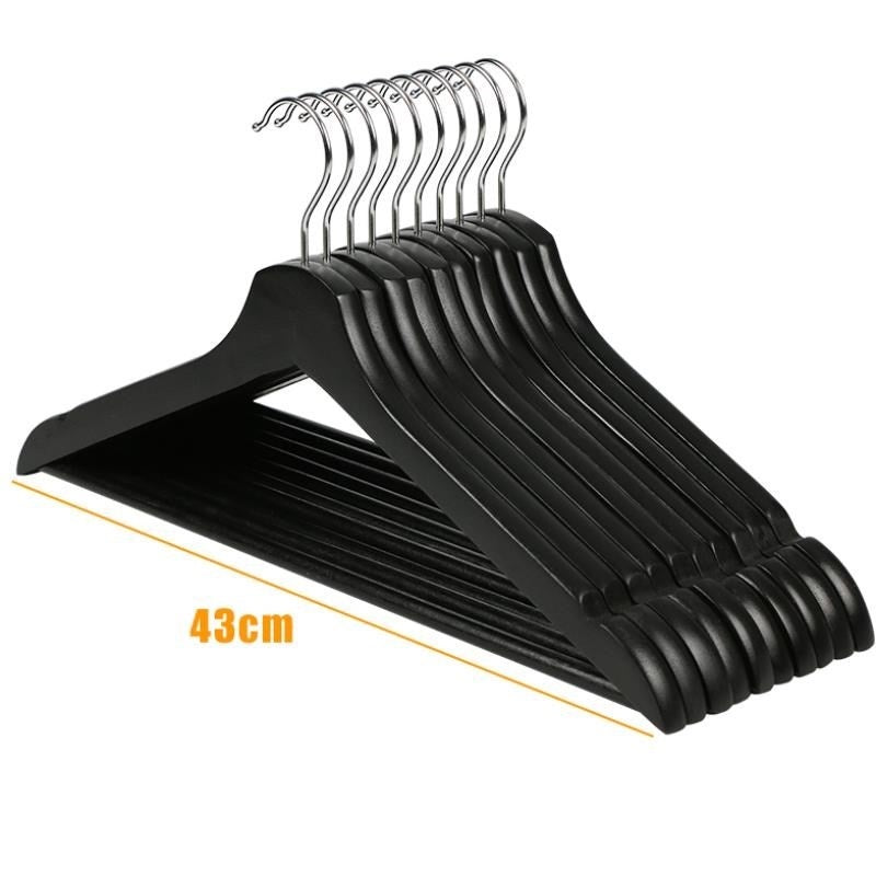 Retro Wood Clothing Hangers - Vintage Style