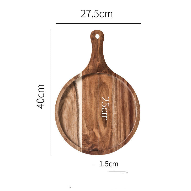 Wood Breakfast Cutlery Set with Serving Tray