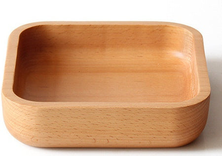 Japanese Rubber Wood Square Plate - Serving Dish