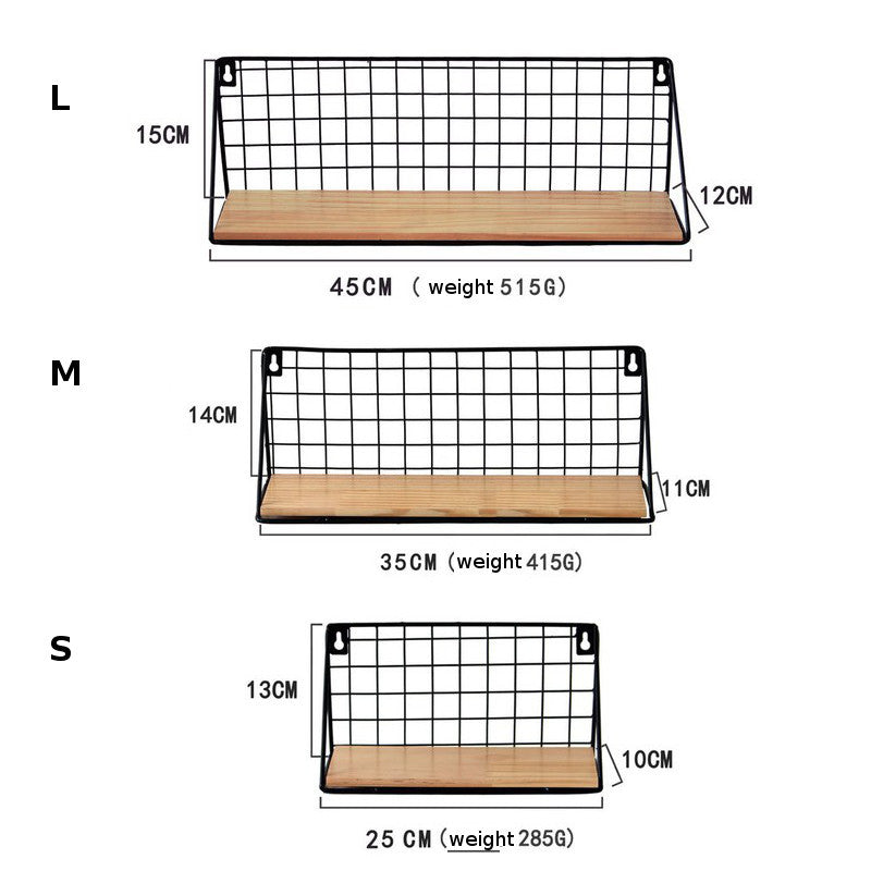 Japanese Iron Wall Basket - Metal Storage Organizer