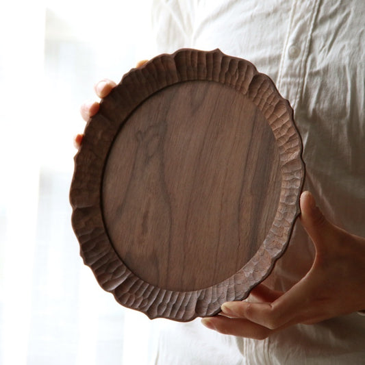 Japanese Wood Tea Trays - Handmade Serving Platters