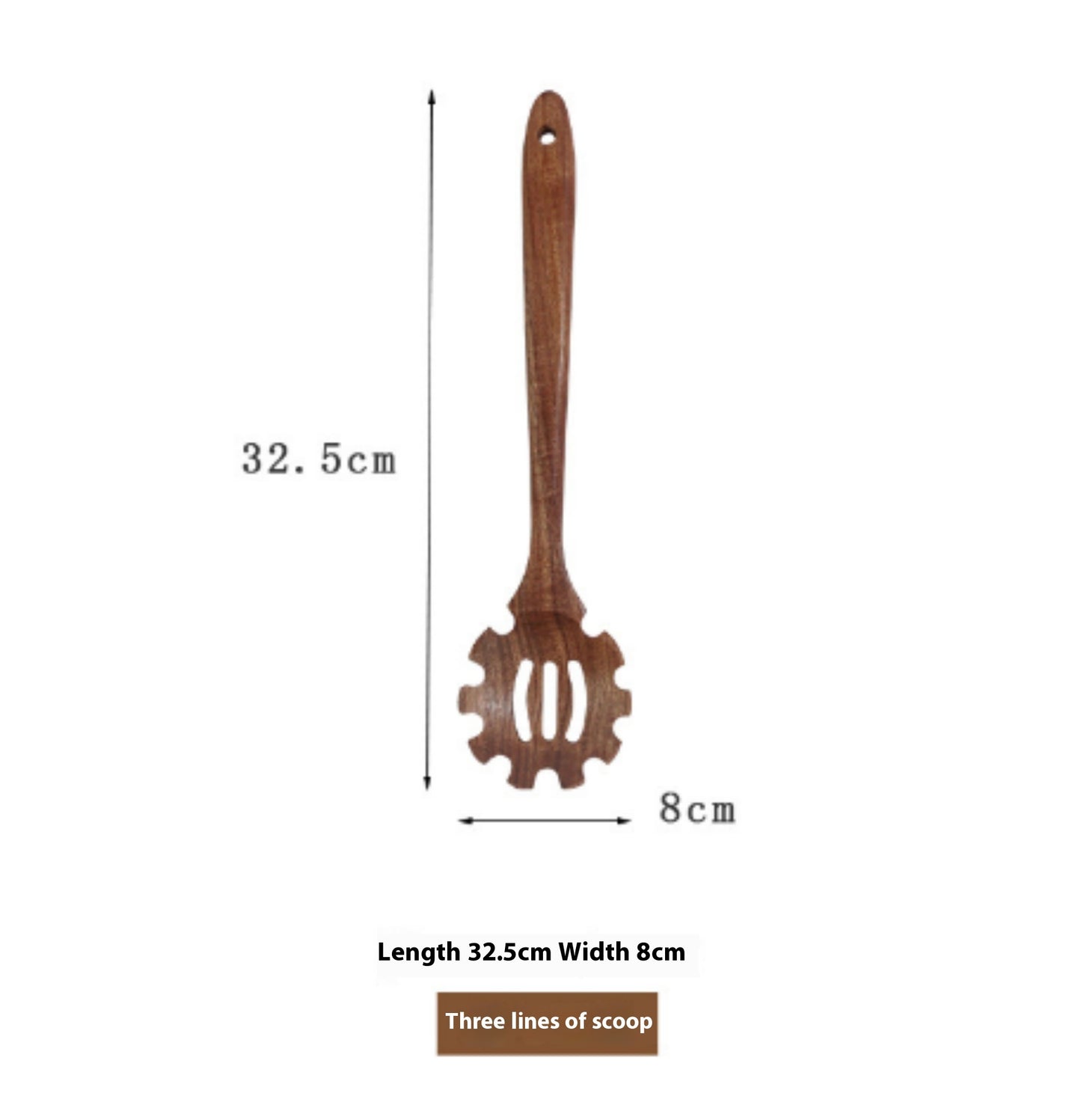 Teak Wood Tableware Set - Spoon, Ladle, Turner