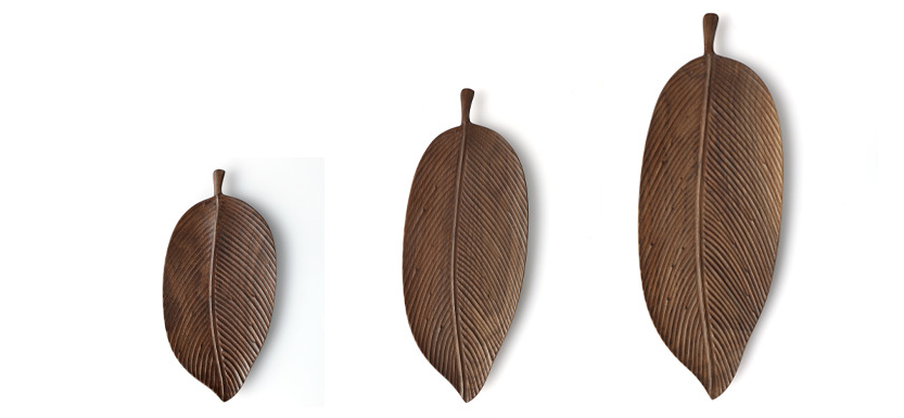 Wood Leaf Tray - Handmade Serving Platter