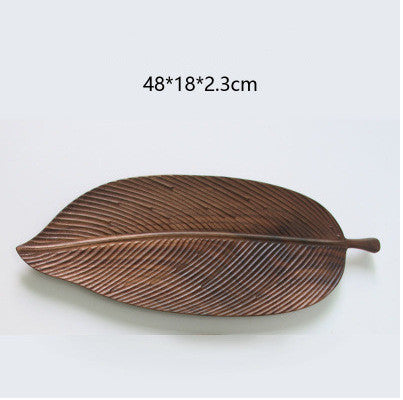 Wood Leaf Tray - Handmade Serving Platter