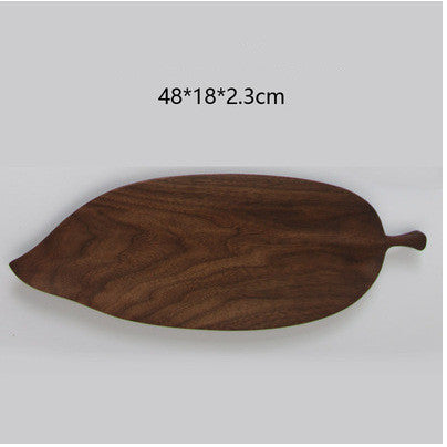 Wood Leaf Tray - Handmade Serving Platter