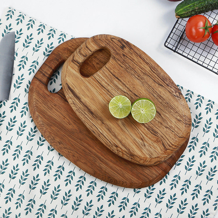 Zebra Wood Cutting Board - Round Patterned