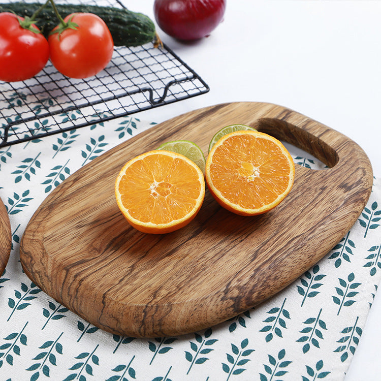 Zebra Wood Cutting Board - Round Patterned