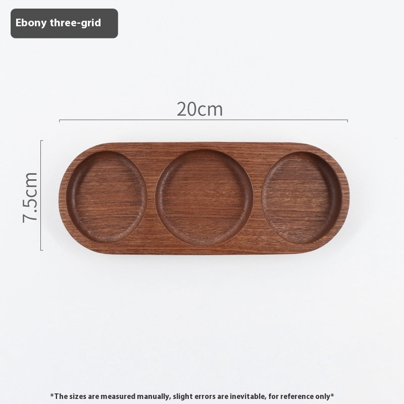 Japanese Wood Side Plate - Small Serving Dish