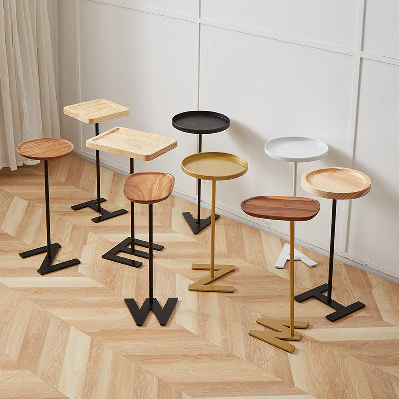 Wood Narrow Side Table - Small