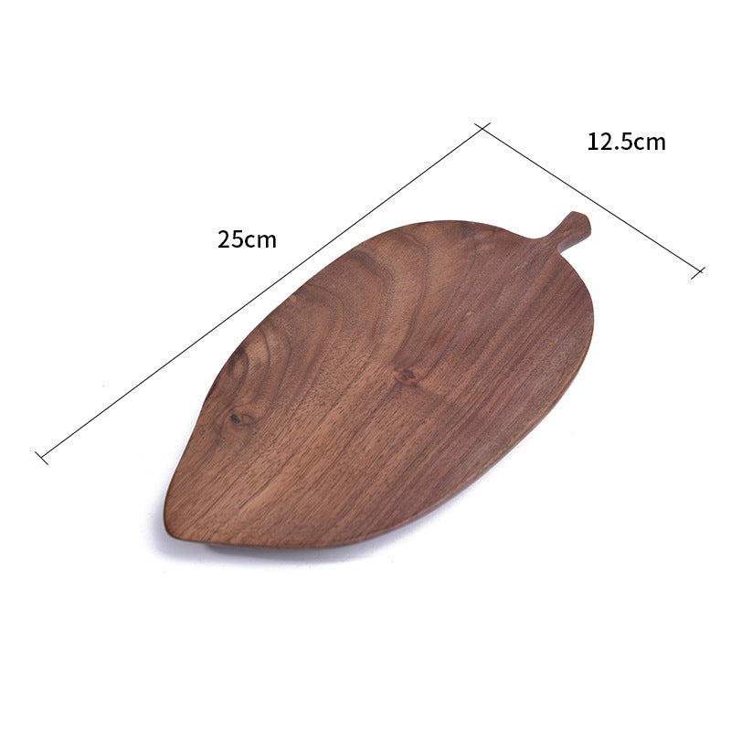 Wood Leaf Tray - Handmade Serving Platter