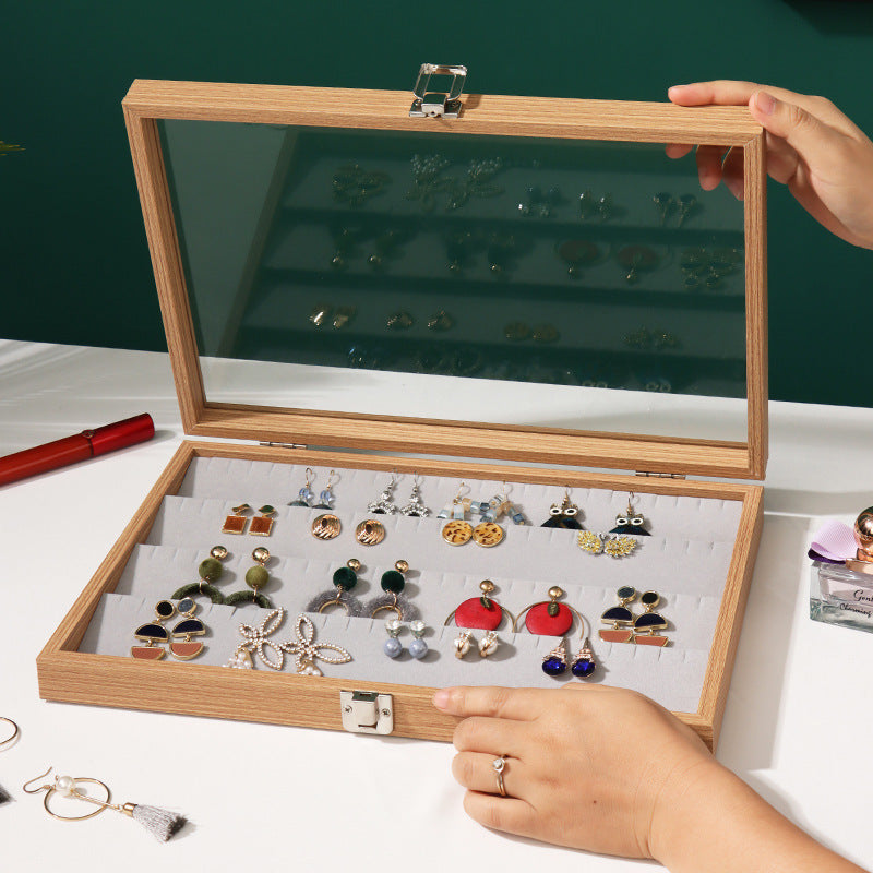 Rosewood Jewelry Box - Wooden Organizer Case