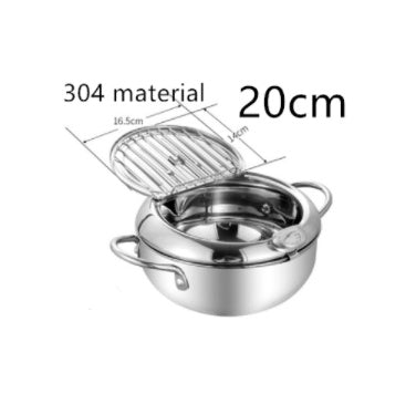 Stainless Fry Basket - Telescopic Folding