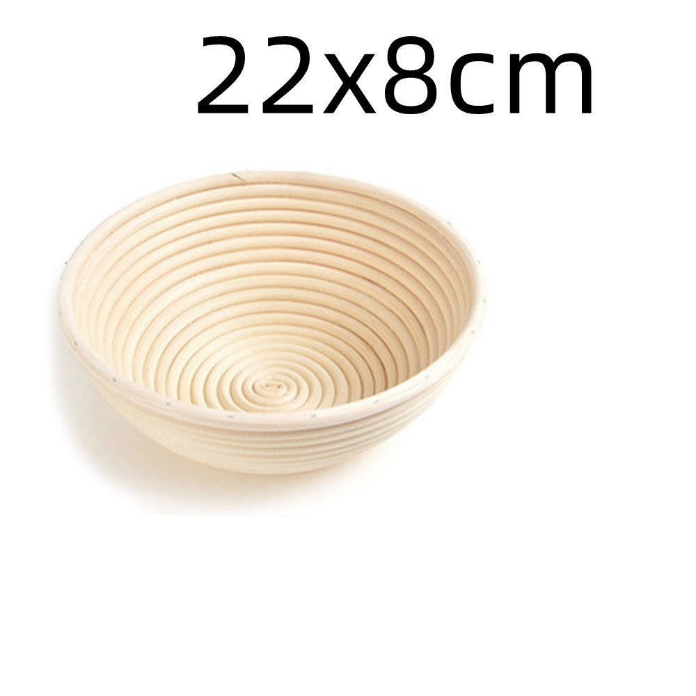 Rattan Bread Basket - Natural Handwoven Serving