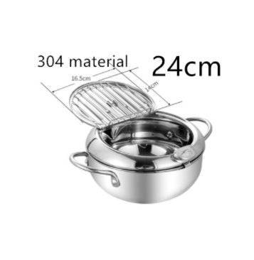 Stainless Fry Basket - Telescopic Folding