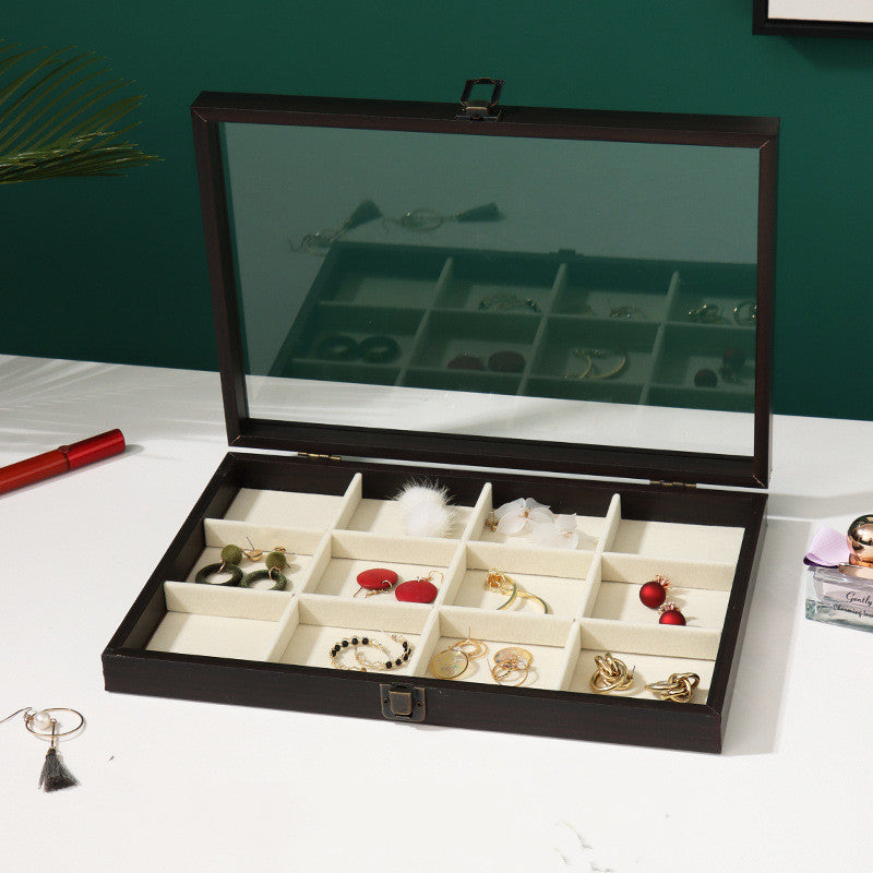 Rosewood Jewelry Box - Wooden Organizer Case