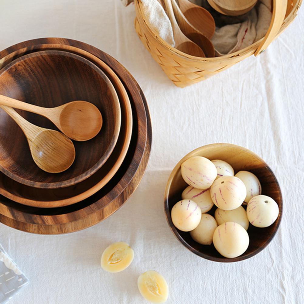 Wood Salad & Fruit Bowl - Large Serving Bowl