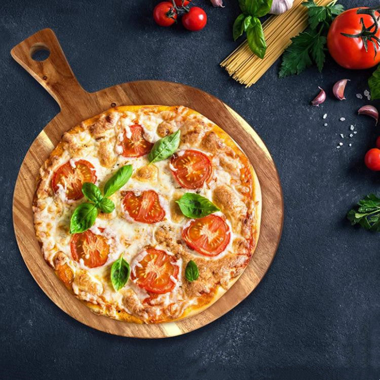 Acacia Wood Chopping Board & Pizza Tray