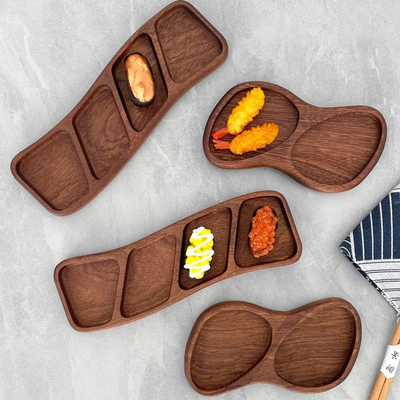 Japanese Wood Side Plate - Small Serving Dish