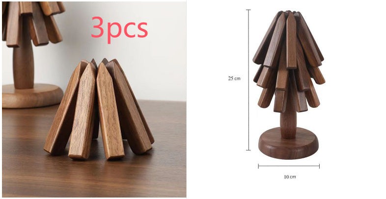 Black Walnut Table Decor - Tree Design Trivet