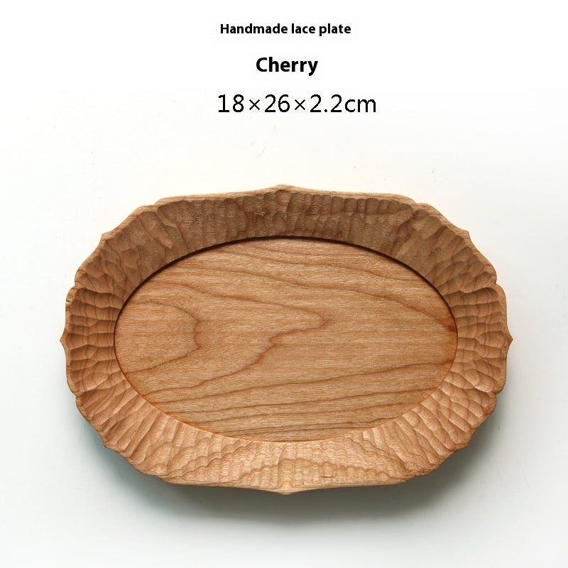 Japanese Wood Tea Trays - Handmade Serving Platters