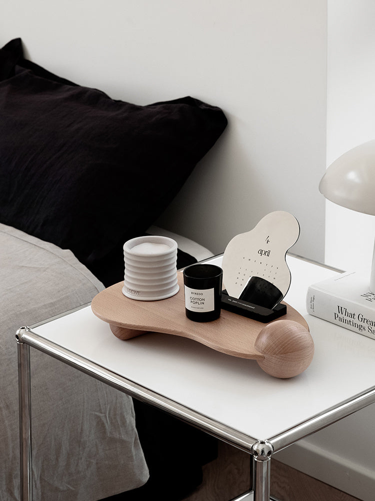 Wood Bread/Aromatherapy Tray - Perfume Decor