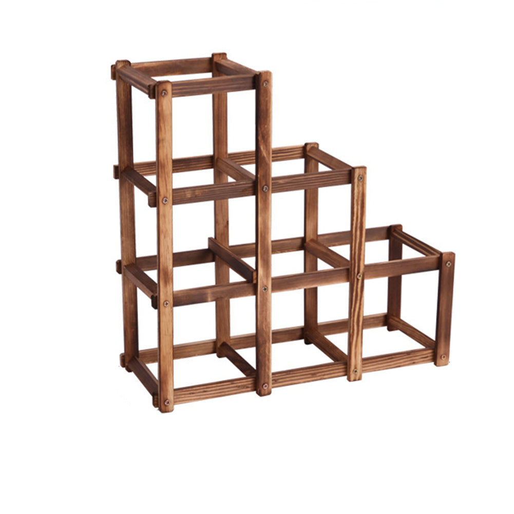 Wood Folding Wine Rack - Bottle Holder
